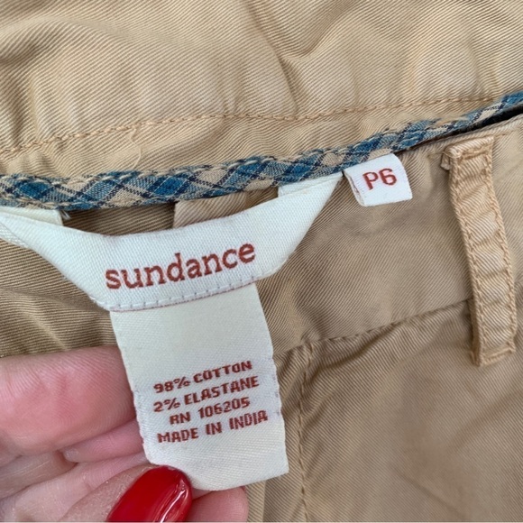 Sundance Tan Light Weight Pants Size P6 - Picture 2 of 6
